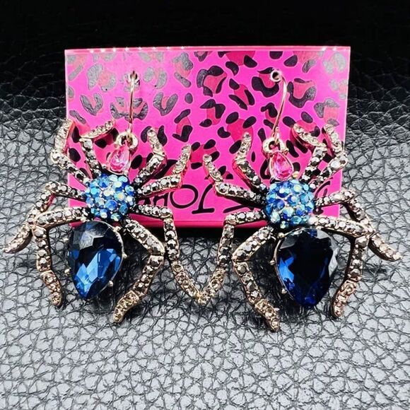 Betsey Johnson Jewelry - NWT BJ Spider Earrings